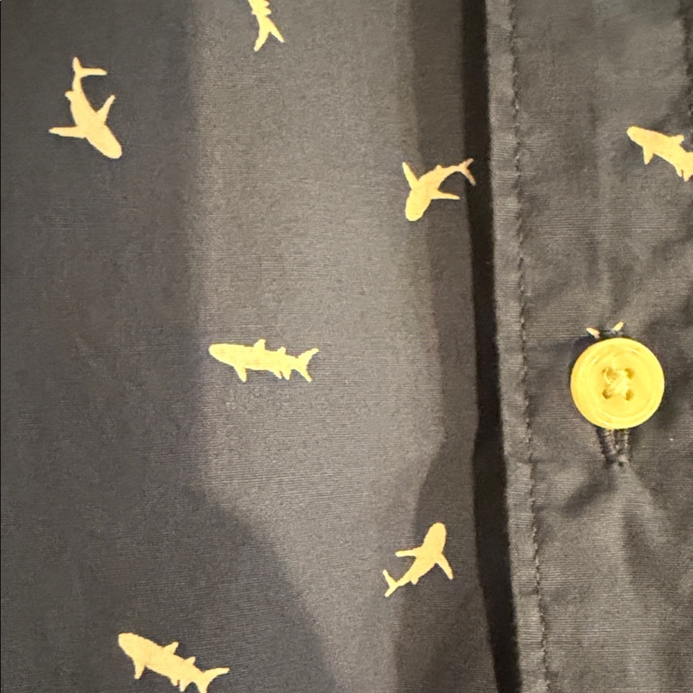 American Eagle Men's Blue Patterned Button-Down S… - image 7